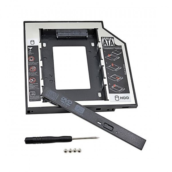 SATA SSD HDD Caddy 12.7mm for Laptop